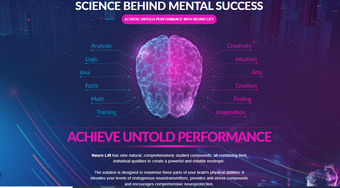 Neuro Lift Brain Cognition Formula