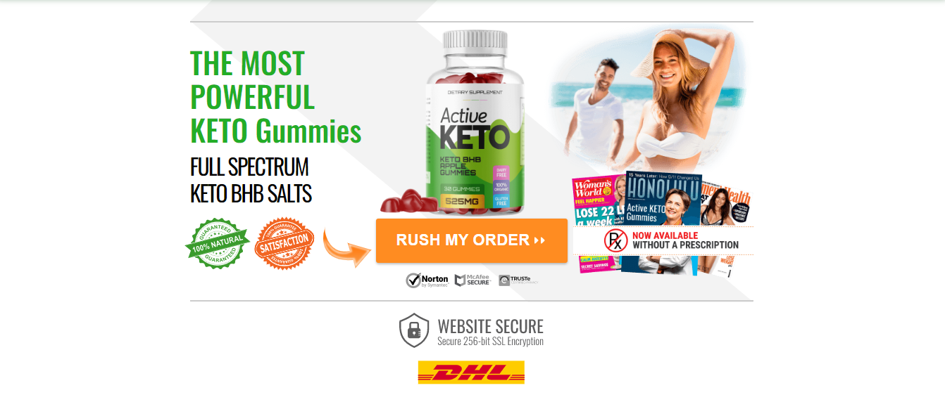 Active Keto BHB Apple Gummies
