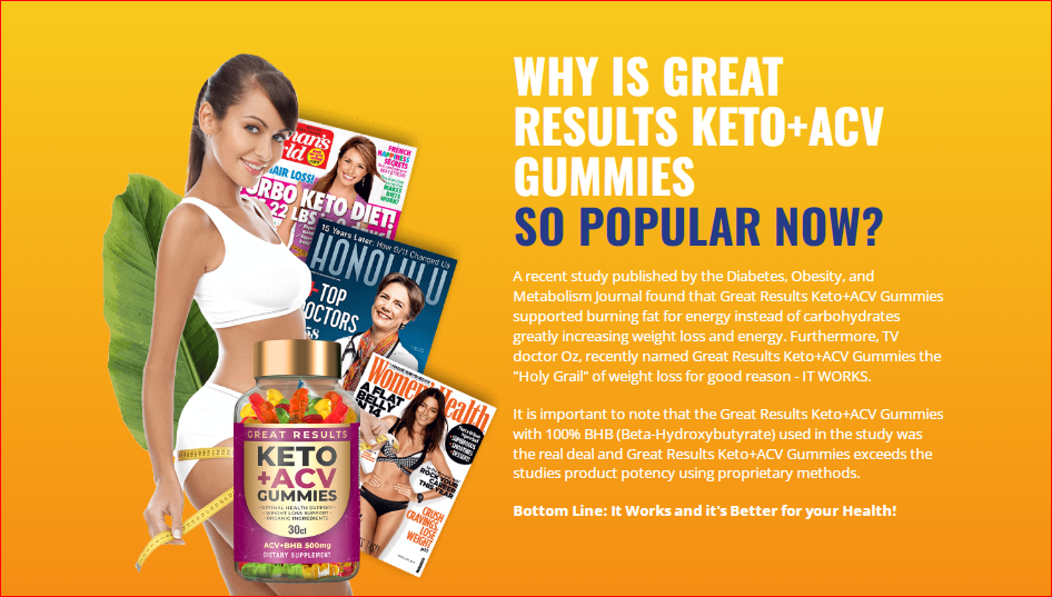 Great Results Keto+ACV Gummies
