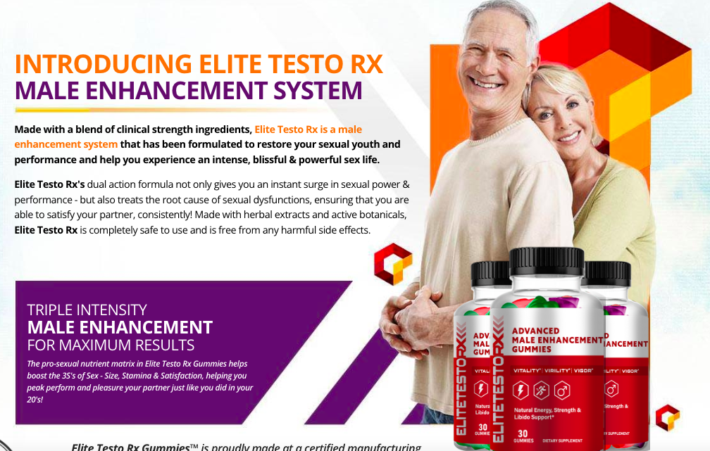 Elite Testo Rx Male Enhancement Gummies