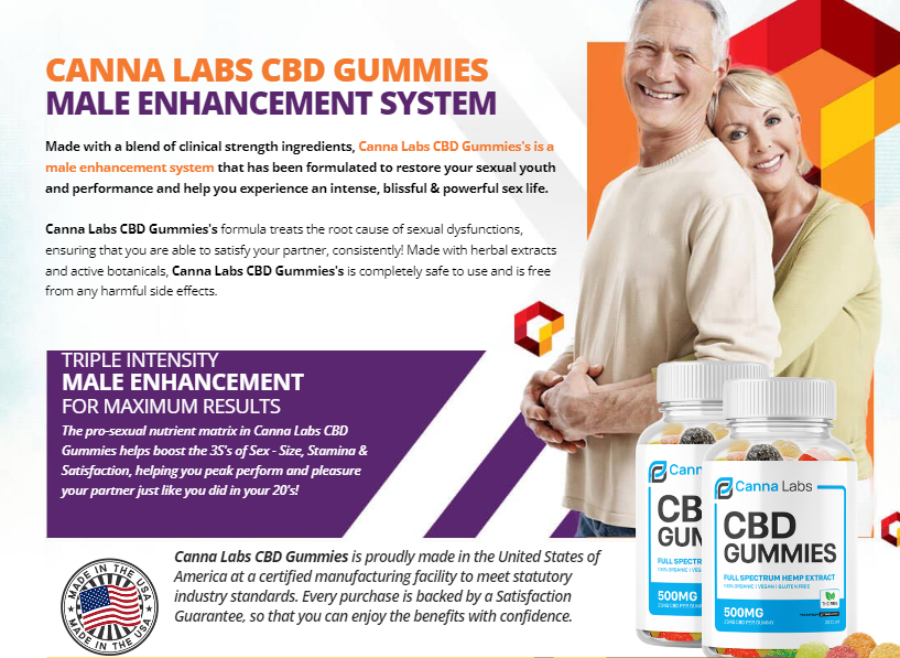 Canna Labs CBD Male Enhancement Gummies