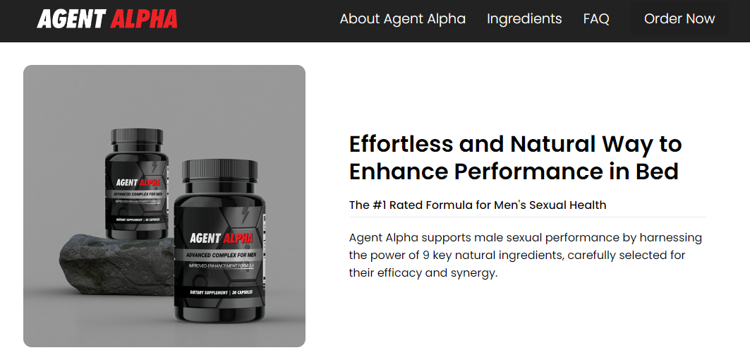 Agent Alpha Male Enhancement