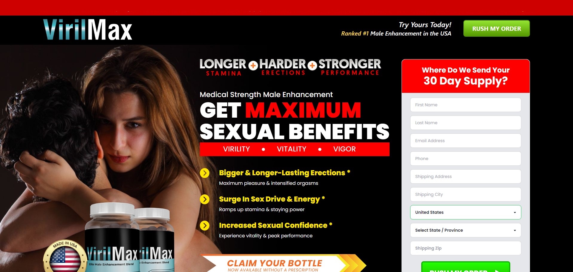 VirilMax Male Enhancement – Achieve Maximum Sexual Performance Naturally In 2024