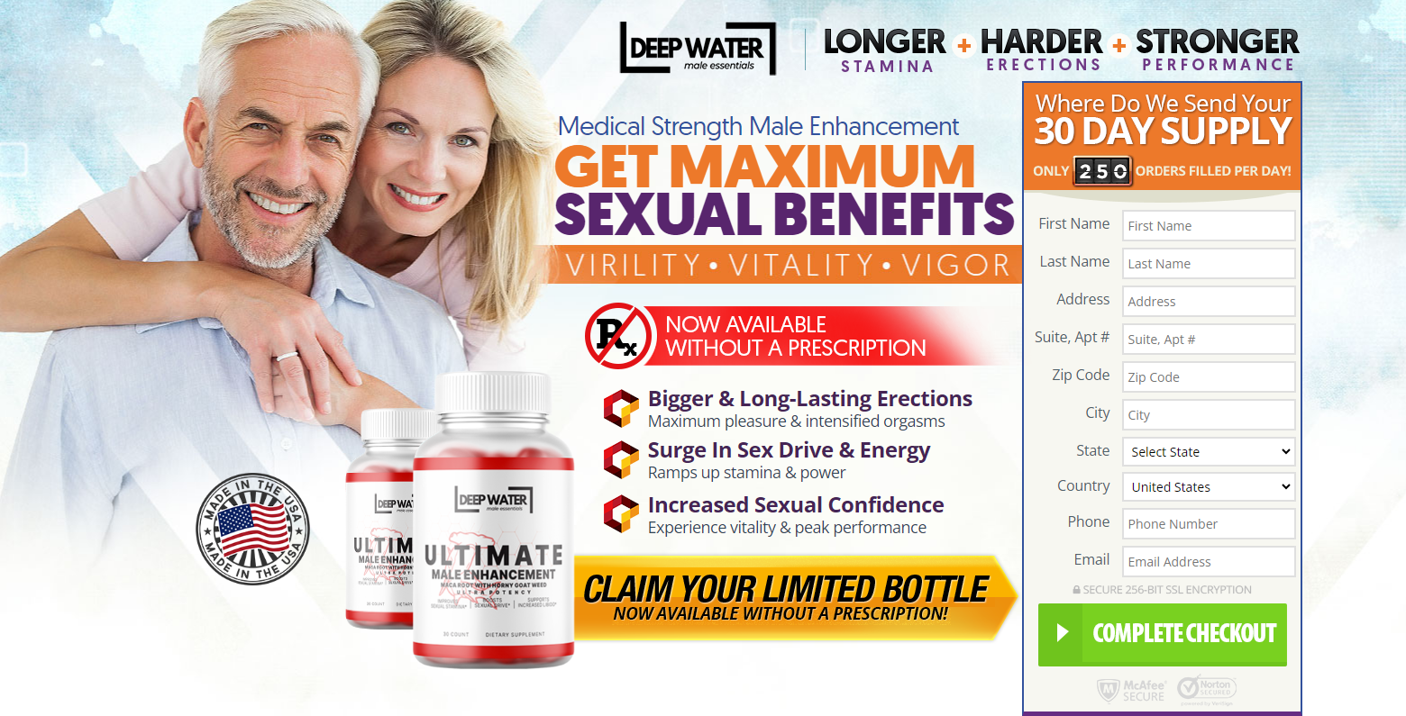 Deep Water Ultimate Male Enhancement