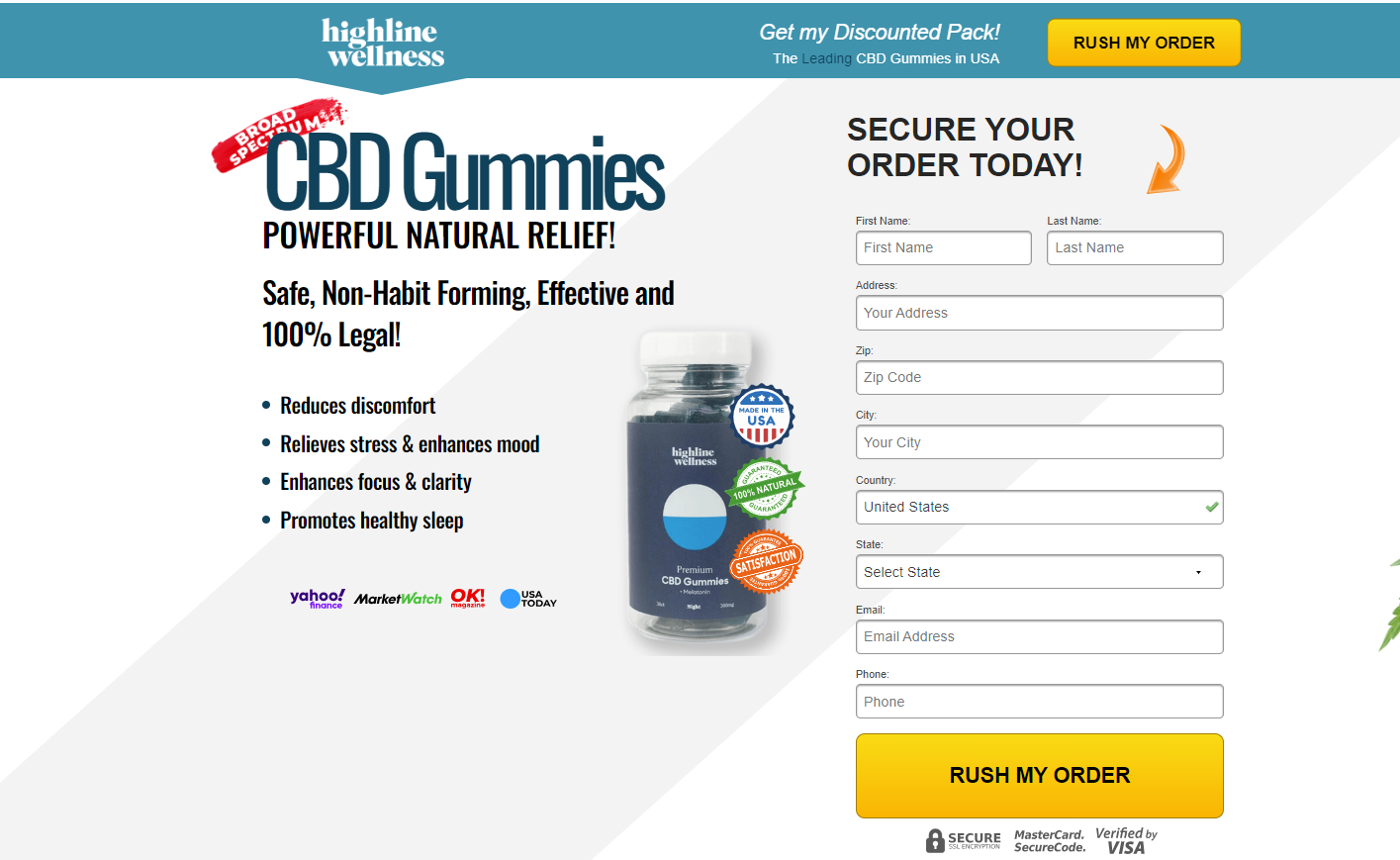 Highline Wellness CBD Gummies